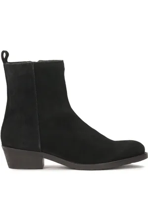 Kazar Buty, Kobieta, Czarny, 37 EU, Zamsz, Zamszowe sztyblety na obcasie z prostym wierzchem