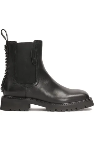 Kazar Buty, Kobieta, Czarny, 38 EU, Buty slip-on ozdobione łańcuchem z tyłu