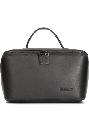 Kazar Torebki, Mężczyzna, Czarny, ONE SIZE, Elegancka Skórzana Kosmetyczka