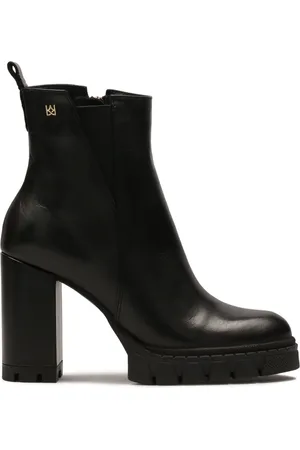 Kazar Buty, Kobieta, Czarny, 36 EU, Buty z zamkiem błyskawicznym, słupkiem i platformą