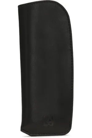 Kazar Akcesoria, Mężczyzna, Czarny, ONE SIZE, Czarny etui ze skóry na okulary i długopis