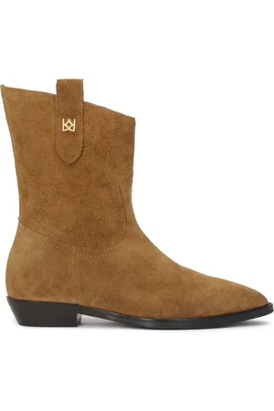 Kazar Buty, Kobieta, brązowy, 38 EU, Zamsz, Suede cowboy boots z wysokim cholewką