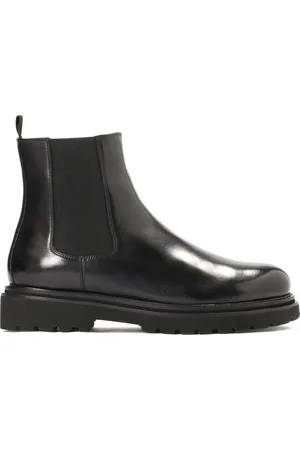 Kazar Buty, Mężczyzna, Czarny, 40 EU, Czarne ocieplane botki Chelsea