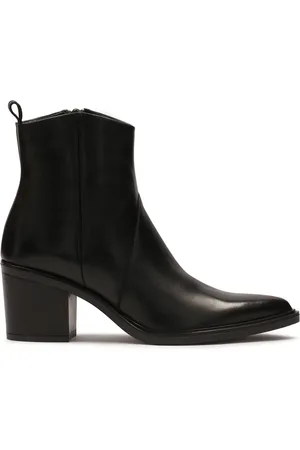 Kazar Buty, Kobieta, Czarny, 39 EU, Czarne skórzane kowbojki