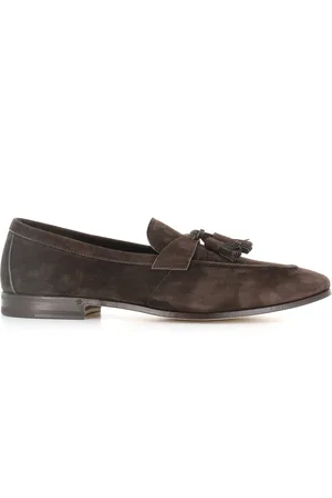 HENDERSON BARACCO Buty, Mężczyzna, brązowy, 44 EU, Brązowy Loafer z frędzlem