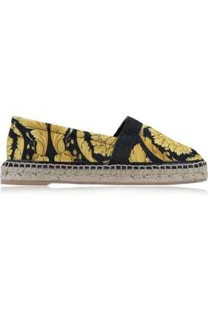 VERSACE Buty, Kobieta, Wielobarwność, 37 EU, Espadryle wsuwane z motywem marki