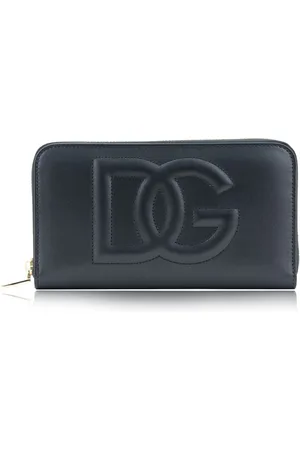 Dolce & Gabbana Akcesoria, Kobieta, Czarny, ONE SIZE, Damska portmonetka z logo