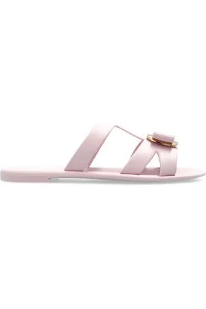 Salvatore Ferragamo Buty, Kobieta, Różowy, 38 EU, Gumowe Klapki Lilou