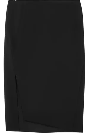 VERSACE Spódnice, Kobieta, Czarny, M, Elegancka Czarna Spódnica