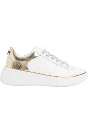 Twin-Set Buty, Kobieta, Biały, 41 EU, Białe Buty z Logo