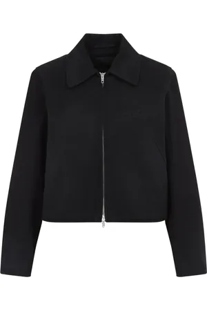 Balenciaga Kurtki, Kobieta, Czarny, M, Len, Czarny Klasyczny Bawełniany Płaszcz