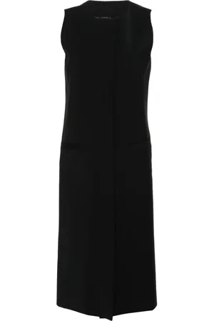 Alberta Ferretti Kurtki, Kobieta, Czarny, M, Czarny Kamizelka Gilet