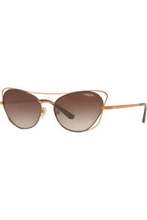 vogue Akcesoria, Kobieta, brązowy, ONE SIZE, Okulary przeciwsłoneczne Cat-Eye Metal