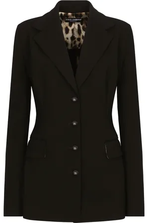 Dolce & Gabbana Kurtki, Kobieta, Czarny, S, Czarna Kurtka