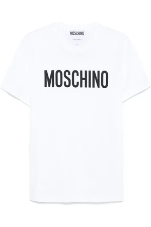 Moschino Koszulki, Mężczyzna, Biały, S, Białe T-shirty i Pola