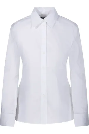 Jacquemus Bluzki, Kobieta, Biały, S, Bawełna, Biała koszula garniturowa
