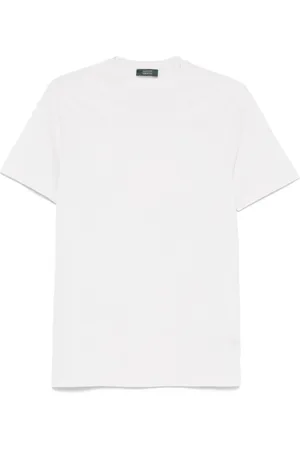ZANONE Koszulki, Mężczyzna, Szary, 2XL, Jasnoszara Bawełniana Koszulka Stylowa Eco