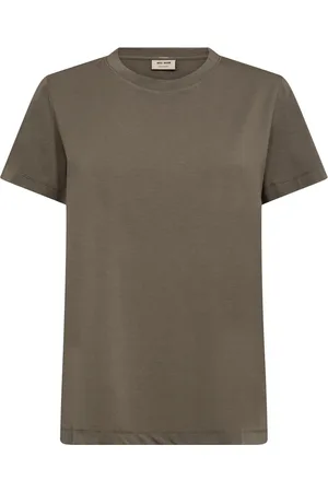Mos Mosh Koszulki, Kobieta, brązowy, L, Poliester, Morze Żółw Basic Tee Top