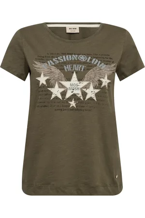 Mos Mosh Koszulki, Kobieta, Zielony, XS, T-shirt Sea Turtle