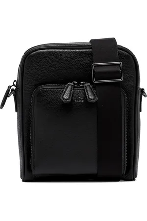 Gianni chiarini Torebki, Mężczyzna, Czarny, ONE SIZE, Czarna Skórzana Torba na Ramię Florence