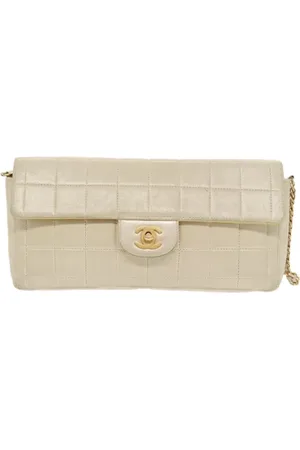 CHANEL Pre-owned, Kobieta, Beżowy, ONE SIZE, Skóra, Pre-owned skórzane torby na ramię