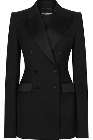 Dolce & Gabbana Kurtki, Kobieta, Czarny, S, Czarna Kurtka