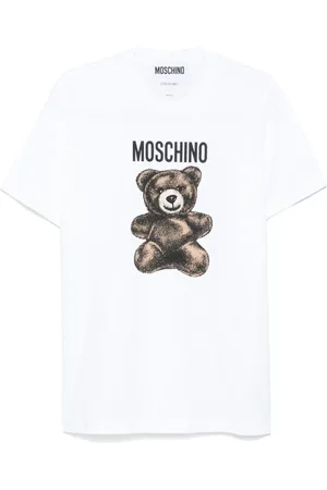 Moschino Koszulki, Mężczyzna, Biały, S, Białe T-shirty i Pola