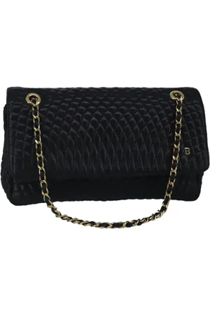 Bally Pre-owned, Kobieta, Czarny, ONE SIZE, Skóra, Pre-owned Skórzane torebki