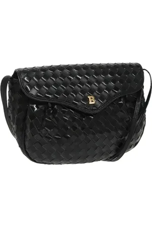 Bally Pre-owned, Kobieta, Czarny, ONE SIZE, Skóra, Pre-owned skórzane torby na ramię