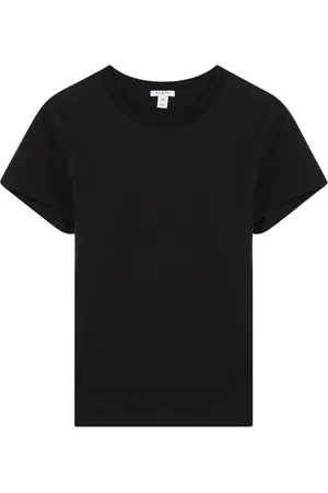 Alaïa Koszulki, Kobieta, Czarny, M, Krótki Rękaw Okrągły Dekolt T-shirt