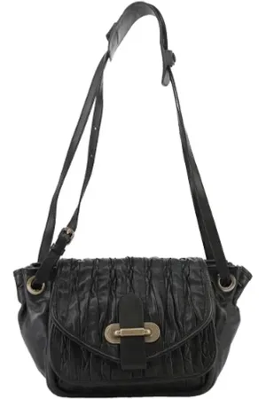 Bally Pre-owned, Kobieta, Czarny, ONE SIZE, Skóra, Pre-owned skórzane torby na ramię