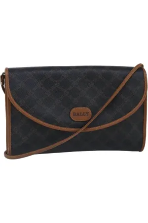 Bally Pre-owned, Kobieta, Czarny, ONE SIZE, Skóra, Pre-owned skórzane torby na ramię