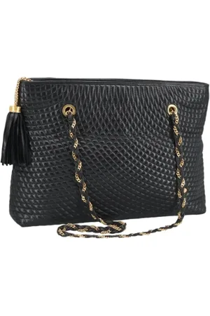 Bally Pre-owned, Kobieta, Czarny, ONE SIZE, Skóra, Pre-owned skórzane torby na ramię