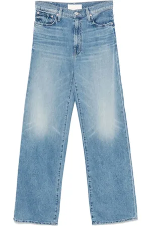 Mother Jeansy, Kobieta, Niebieski, W30, Czyste Niebieskie Stylowe Jeansyy