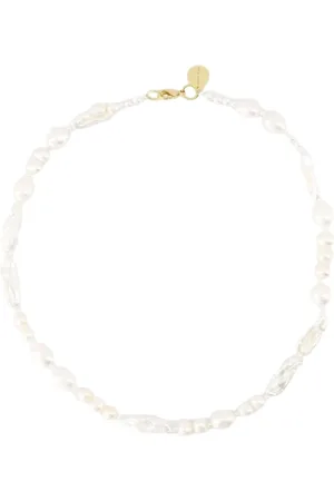 Simone Rocha Akcesoria, Kobieta, Biały, ONE SIZE, Kolczyk Barokowy - Wzór Legato