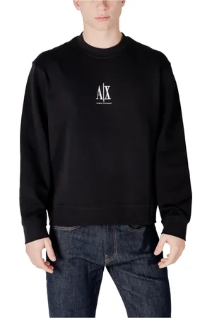 Armani Exchange Bluzy, Mężczyzna, Czarny, L, Wiosna/Lato Bluza
