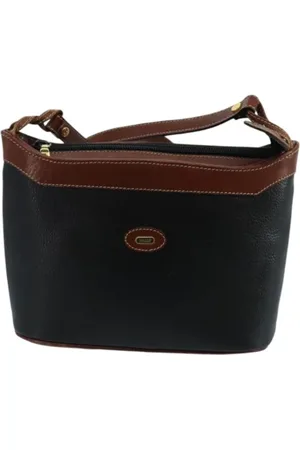 Bally Pre-owned, Kobieta, Czarny, ONE SIZE, Skóra, Pre-owned skórzane torby na ramię