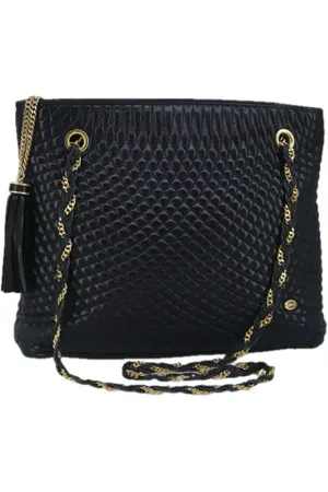 Bally Pre-owned, Kobieta, Czarny, ONE SIZE, Skóra, Pre-owned skórzane torby na ramię
