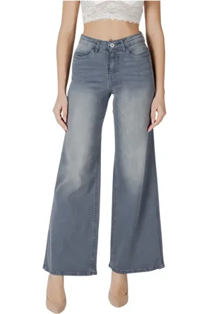 Ichi Jeansy, Kobieta, Niebieski, W28 L34, Dżinsy Bootcut dla kobiet kolekcja Jesień/Zima