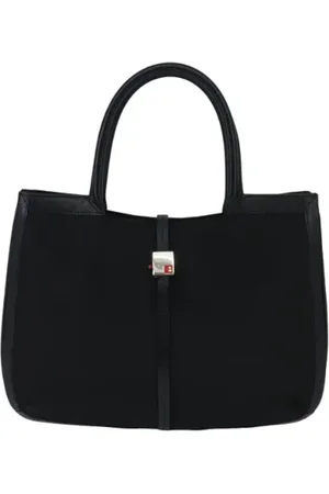 Bally Pre-owned, Kobieta, Czarny, ONE SIZE, Pre-owned Canvas handbags