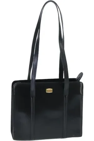 Bally Pre-owned, Kobieta, Czarny, ONE SIZE, Skóra, Pre-owned skórzane torby na ramię