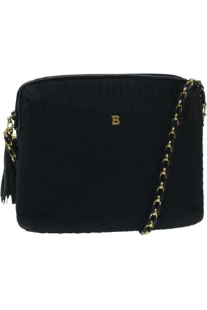 Bally Pre-owned, Kobieta, Niebieski, ONE SIZE, Skóra, Pre-owned skórzane torby na ramię