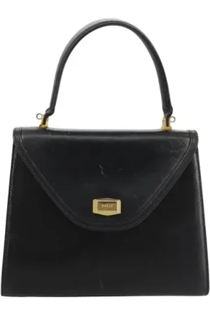 Bally Pre-owned, Kobieta, Czarny, ONE SIZE, Skóra, Pre-owned Skórzane torebki