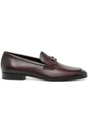Salvatore Ferragamo Buty, Mężczyzna, brązowy, 42 EU, Skóra, Gancini Ornament Loafer