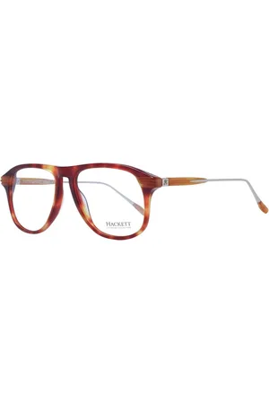 Hackett Akcesoria, Mężczyzna, brązowy, ONE SIZE, Brązowe Okulary Awiatorem z Szkłami Demo