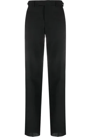 VERSACE Spodnie, Mężczyzna, Czarny, L, Eleganckie Spodnie Formalne