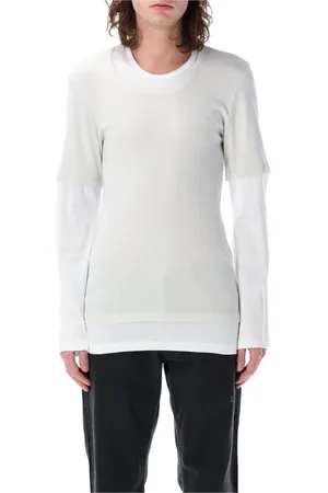 MAGLIANO Koszulki, Mężczyzna, Biały, M, Długi Rękaw Podwójny T-shirt