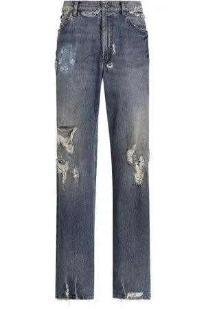 Dolce & Gabbana Jeansy, Mężczyzna, Niebieski, L, Stylowe Jeansyy