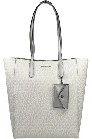 Michael Kors Torebki, Kobieta, Szary, ONE SIZE, Elegancka torba skórzana z etui na karty