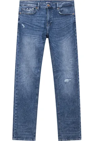 GAS Jeansy, Mężczyzna, Niebieski, W32, Denim, Uniwersalne Jeansyy Męskie